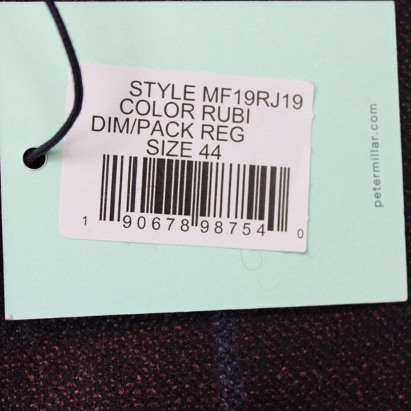 Peter Millar Blazer Mens 44R Purple (Rubi) Wool/Silk/Cashmere Sports Jacket - Picture 6 of 16